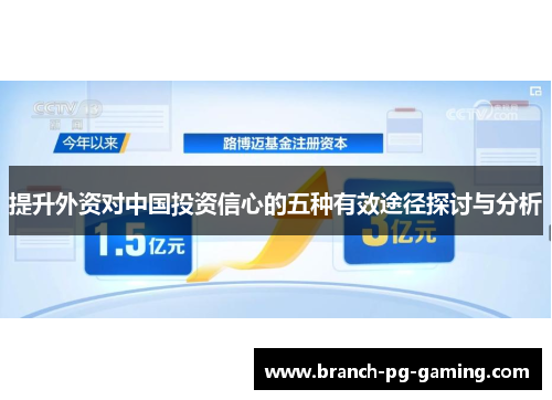 提升外资对中国投资信心的五种有效途径探讨与分析